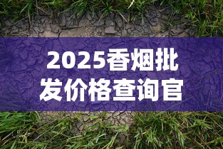 2025香烟批发价格查询官网权威指南 - 最新市场动态与渠道解析