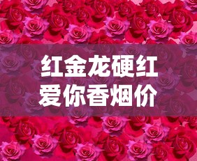 红金龙硬红爱你香烟价格解析及产品深度评测