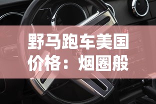 野马跑车美国价格：烟圈般缭绕的肌肉车市场解析