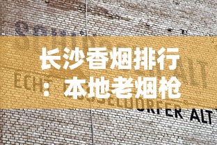 长沙香烟排行：本地老烟枪推荐的十大经典品牌